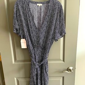 NWT blue polka dot Dress-Up romper